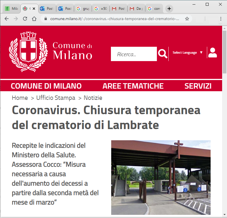 clic qui per leggere la notizia sul sito del Comune di Milano